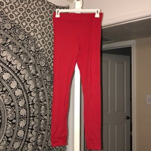 Red Leggings